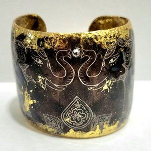 Evocateur Cuff Bracelet - Elephants
